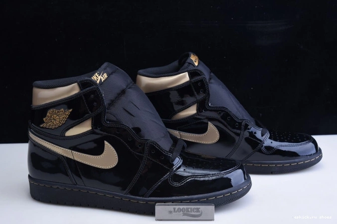 Cheap BLACK 1 AIR (2020) GOLD 555088-032 JORDAN HIGH RETRO METALLIC 0810